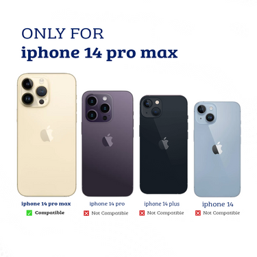 iPhone 14 Pro Max Slim Transparent Jelly Case Cover: Lightweight, Non-Slip, Tough Build, Wireless Charging Compatible